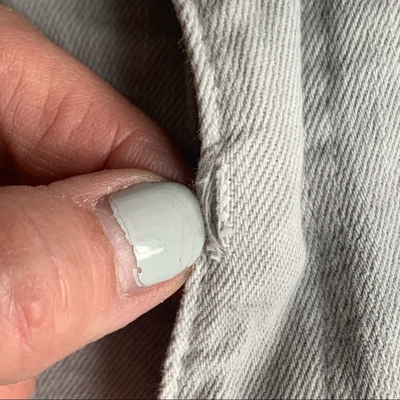 ZARA Kids Grey Denim Long Shorts Adjustable Waist Cotton Stretch 5 Pocket 13/14Y - Picture 16 of 16